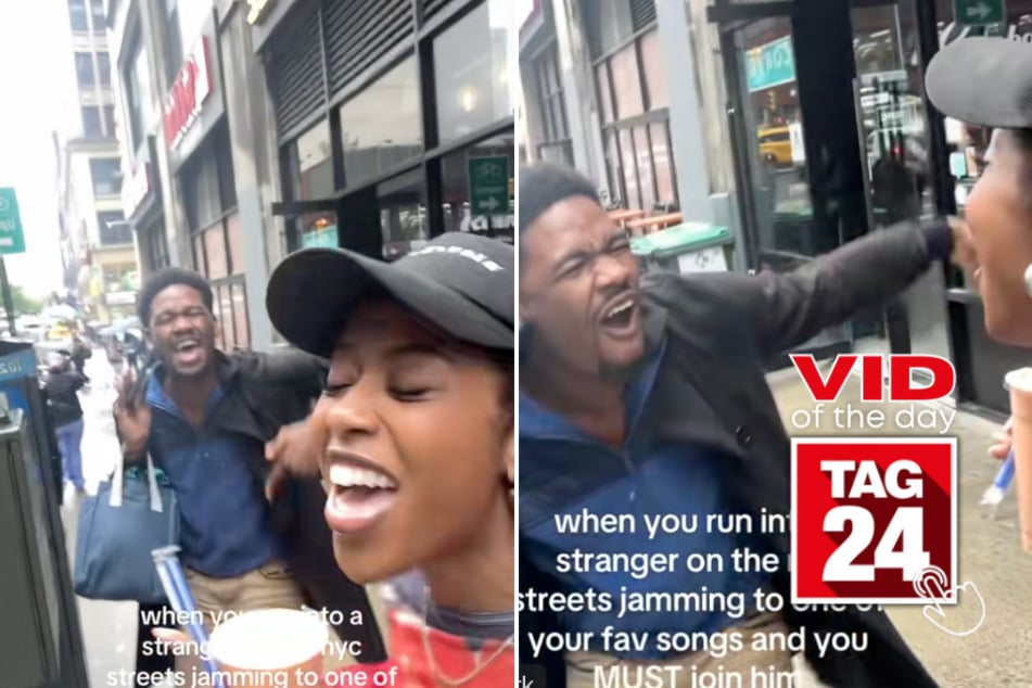 viral videos: Viral Video of the Day for May 18, 2025: Strangers in NYC jam out together in adorable clip!