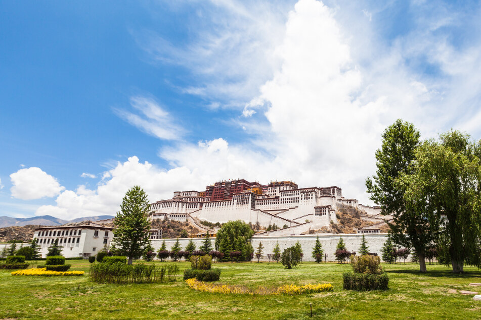 Der Potala-Palast in Tibets Hauptstadt Lhasa.