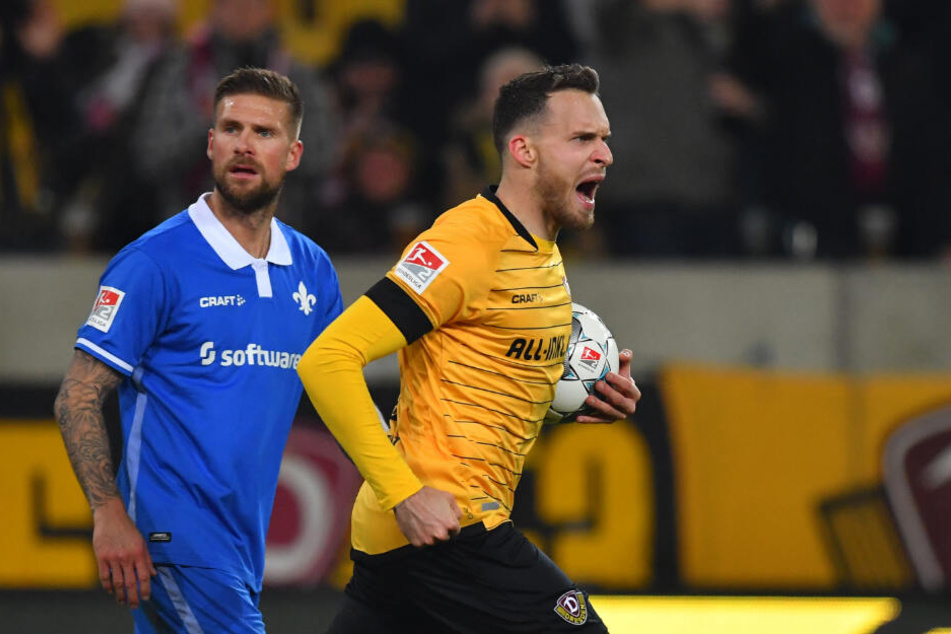 Ein Kämpfer, der oft im Sturmzentrum allein auf weiter Flur ackert: Patrick Schmidt.