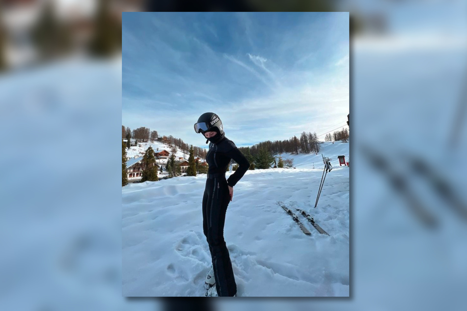 Davina Geiss (19) liebt das Skifahren und teilt Eindrücke aus dem Urlaub.