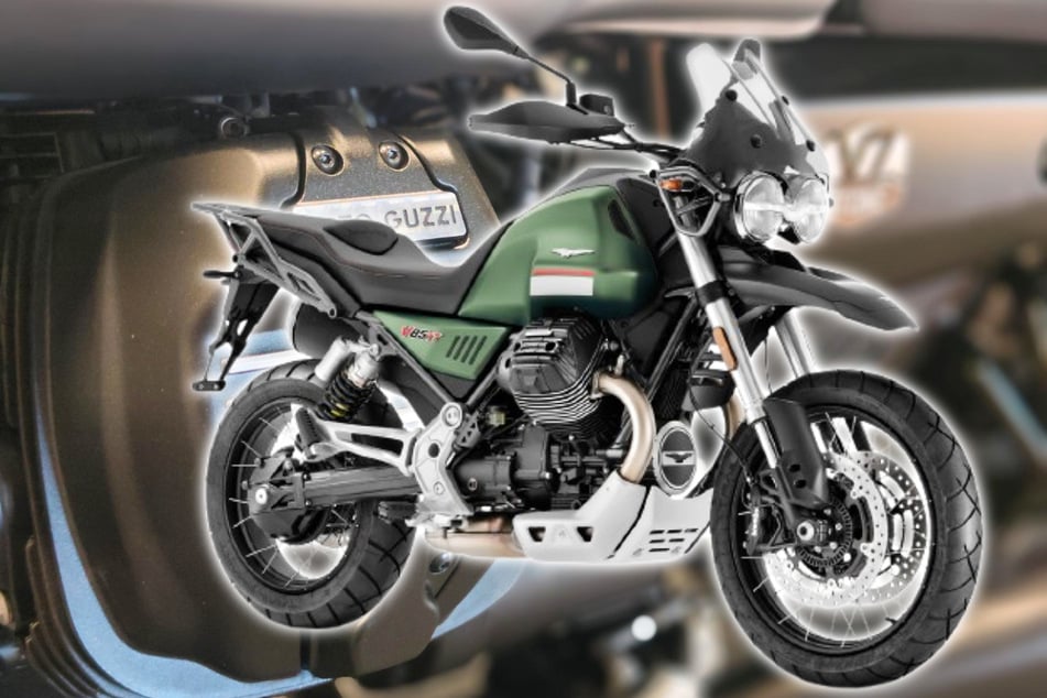 Diese Moto Guzzi V85 TT gibt's bei Rollerhaus König krass reduziert