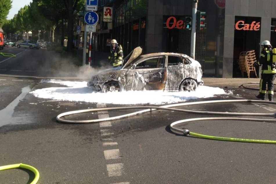 Der Bereich war während des Feuerwehreinsatzes weiträumig abgesperrt.