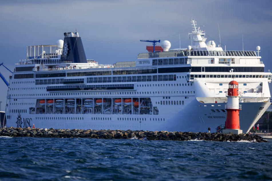 Das Kreuzfahrtschiffe "MSC Sinfonia".