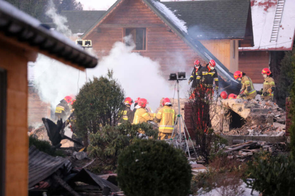 Bei der Explosion sind in dem Einfamilienhaus acht Menschen ums Leben gekommen, darunter vier Kinder.