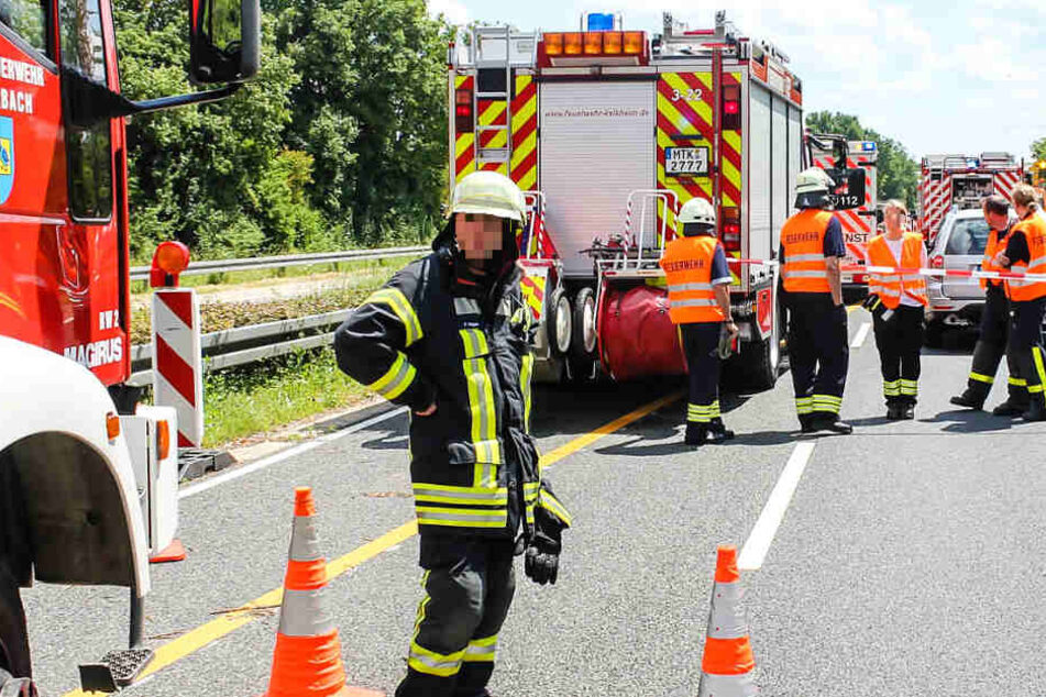 Der Unfall ereignete sich am Montag gegen 13 Uhr auf der B8 bei Bad Soden.