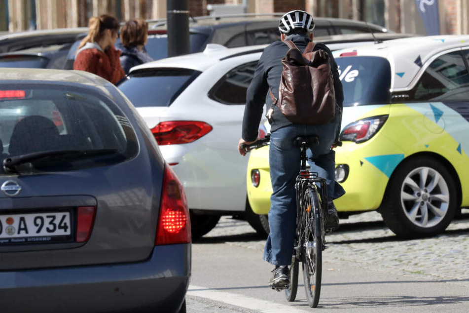 Besonders gefährdet: Radfahrer im Straßenverkehr.