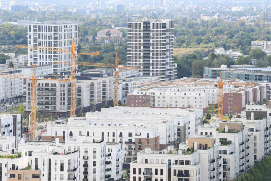 Im Europaviertel werden neue Mehrfamilienhäuser errichtet.