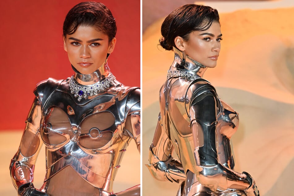 Zendaya had fans in a frenzy after stepping out in a vintage robot suit for the London premiere of Dune: Part Two.