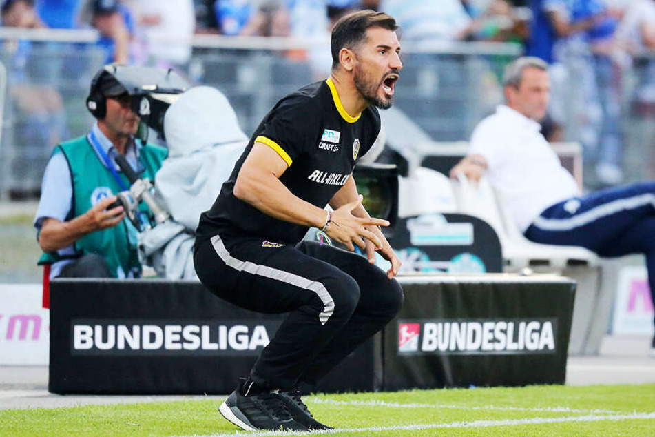 Engagiert bei der Sache. Cristian Fiel war mit den ersten 20 Minuten und mit dem Ergebnis nicht zufrieden. Der Rest passt immer mehr.