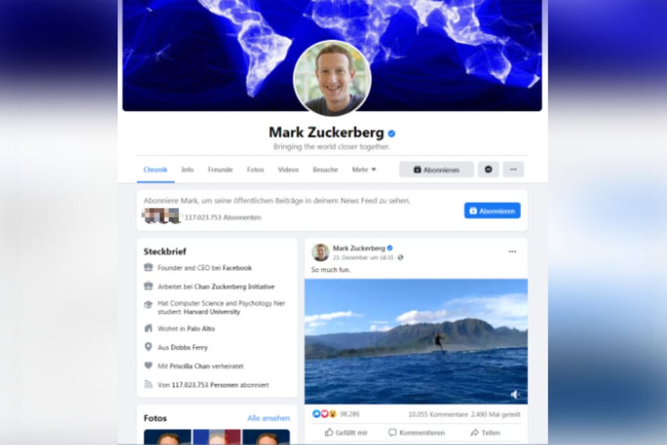 Die neue Chronik setzt Euer rundes Profilbild in die Mitte und rückt den Steckbrief näher an die Beiträge und Fotos heran.