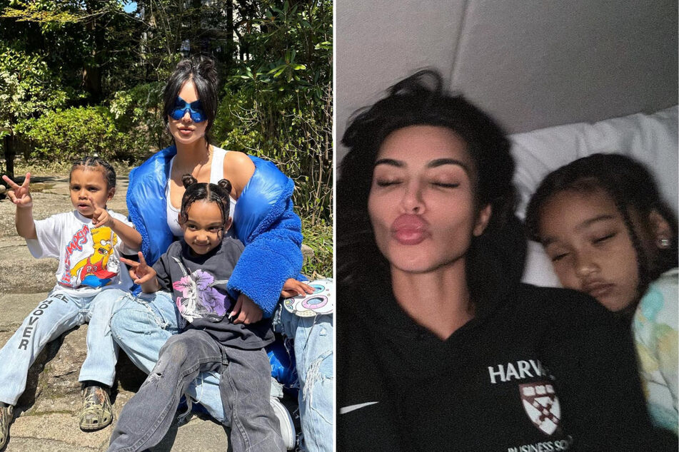 Kim Kardashian says she's cried herself to sleep amid parenting challenges