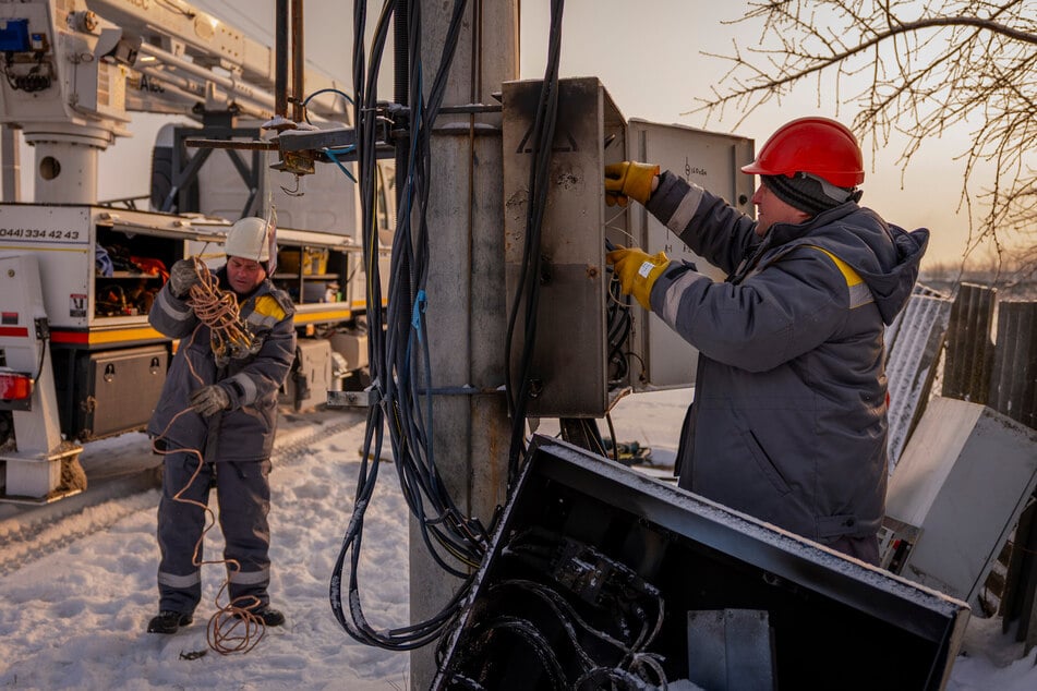 Die Reparaturen an der Energieinfrastruktur von Kiew laufen auf Hochtouren.