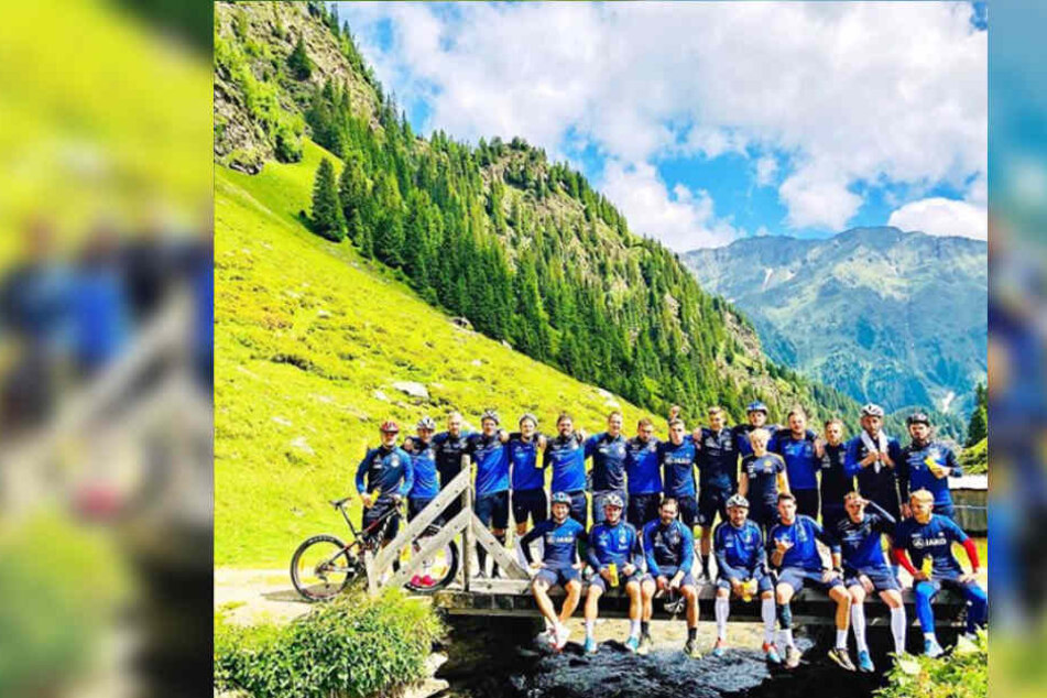 Die Kicker von Lok Leipzig kamen ganz schön aus der Puste in Südtirol.