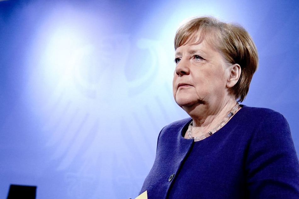 Bundeskanzlerin Angela Merkel bei einer Pressekonferenz Ende April in Berlin.