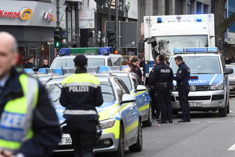 Die Polizei am Zülpicher Platz in Köln (Archivaufnahme)