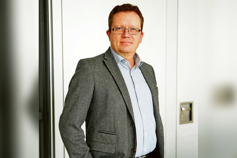 Der Landtagsabgeordnete Gerd Lippold (57, Grüne) ist gegen eine Tagebauerweiterung.