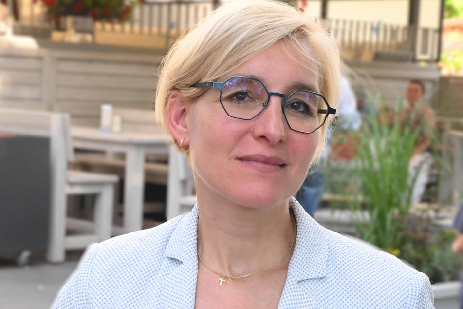 Anita Maaß (46), Lommatzscher Bürgermeisterin und FDP-Landeschefin.
