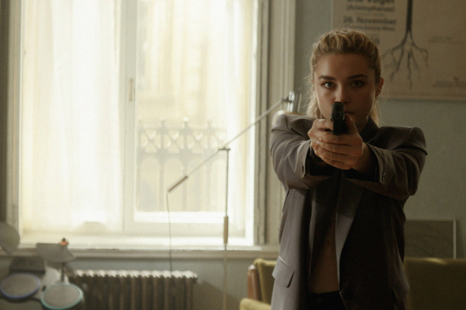 In the fourth episode of the Marvel series, Hawkeye, Florence Pugh appeared as Yelena Belova, a Black Widow assassin looking to avenge Natasha Romanoff's death.