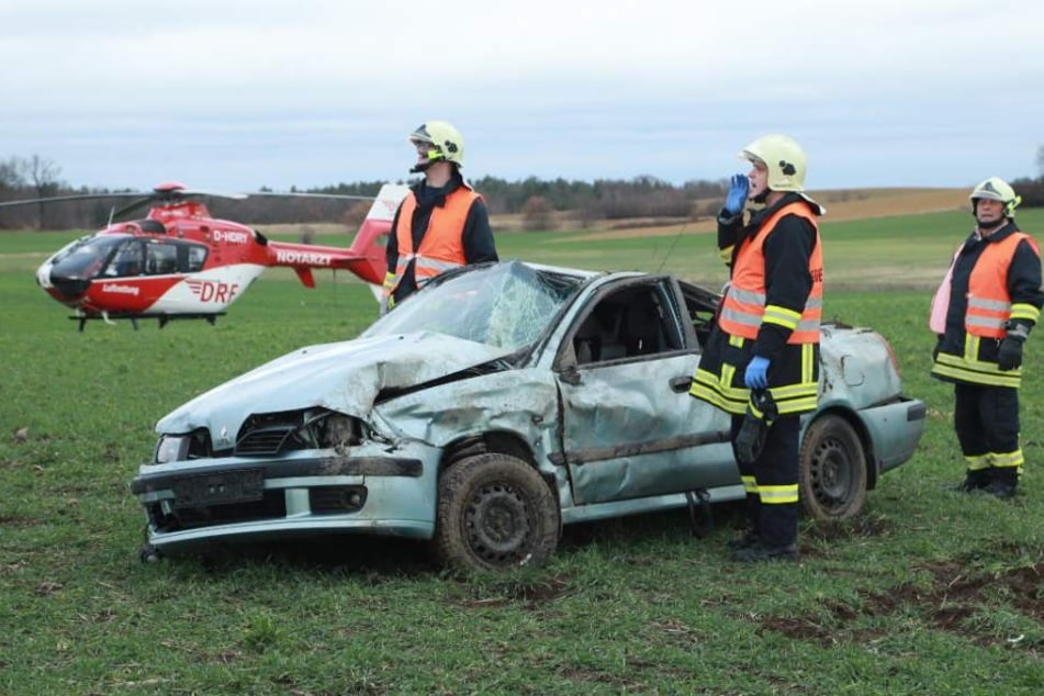 Der Notarzt wurde mit dem Rettungshubschrauber eingeflogen.