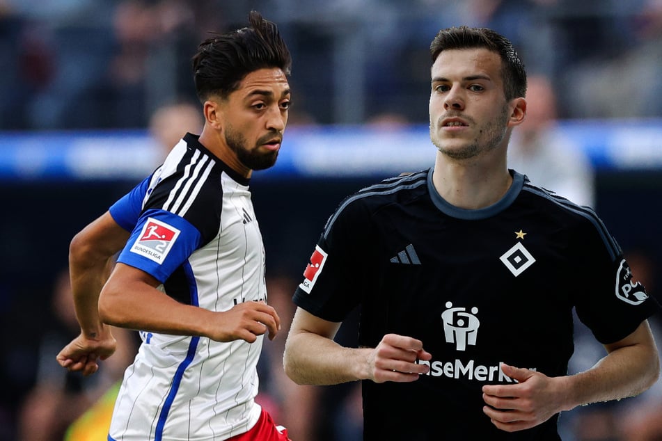 Auf die HSV-Profis Immanuel Pherai (23, l.) und Laszlo Benes (26) warten ganz besondere Länderspiele.