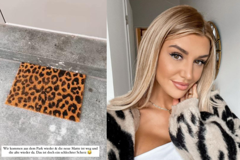 Influencerin Gerda Lewis (28) wurde inzwischen bereits drei Mal die Fußmatte vor der Türe weggeklaut.