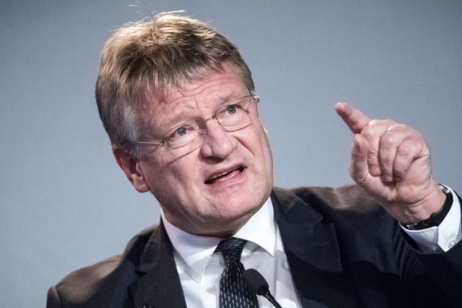 Jörg Meuthen spricht bei der Europawahlversammlung der AfD.