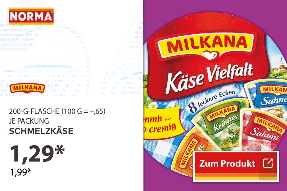 Schmelzkäse für 1,29 Euro