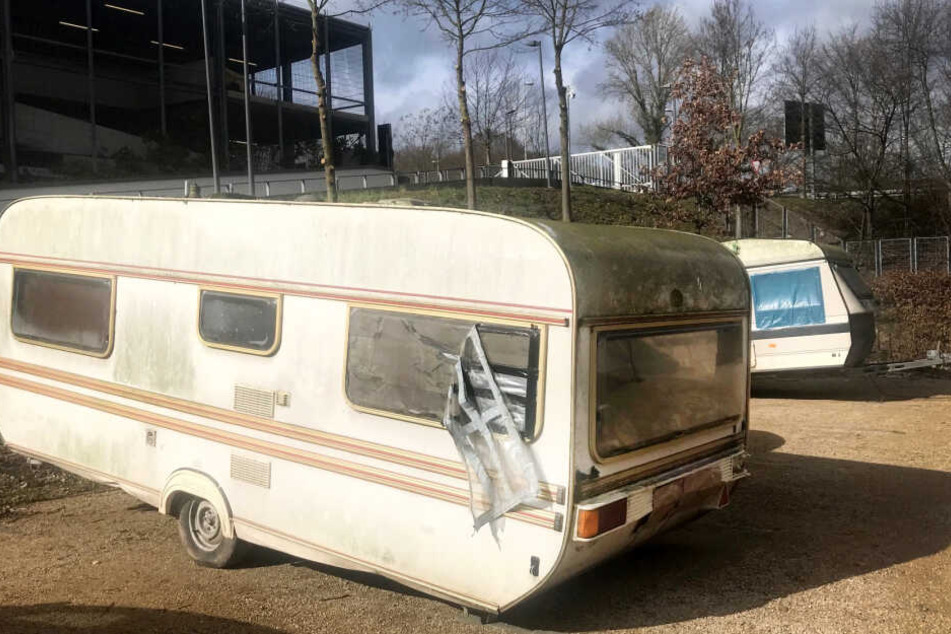 In diesem Wohnwagen wurde das Mädchen nach eigenen Angaben vergewaltigt. Beweise dafür konnten die Ermittler allerdings keine finden.
