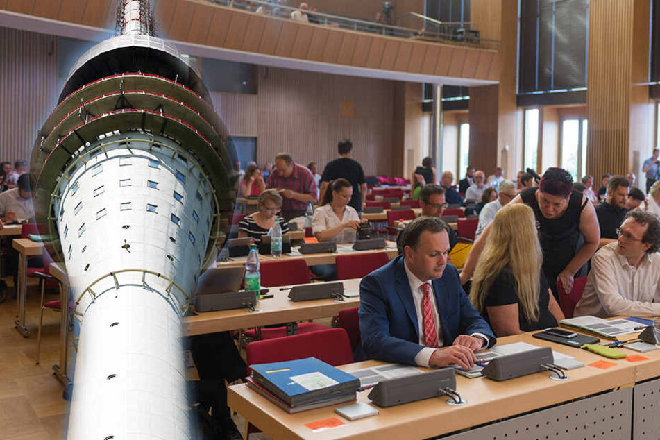 Im Stadtrat wurde zum Fernsehturm hitzig debattiert.