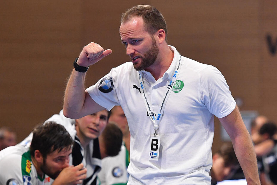 ... Andre Haber war nur mit den ersten 30 Minuten seiner DHfK zufrieden.