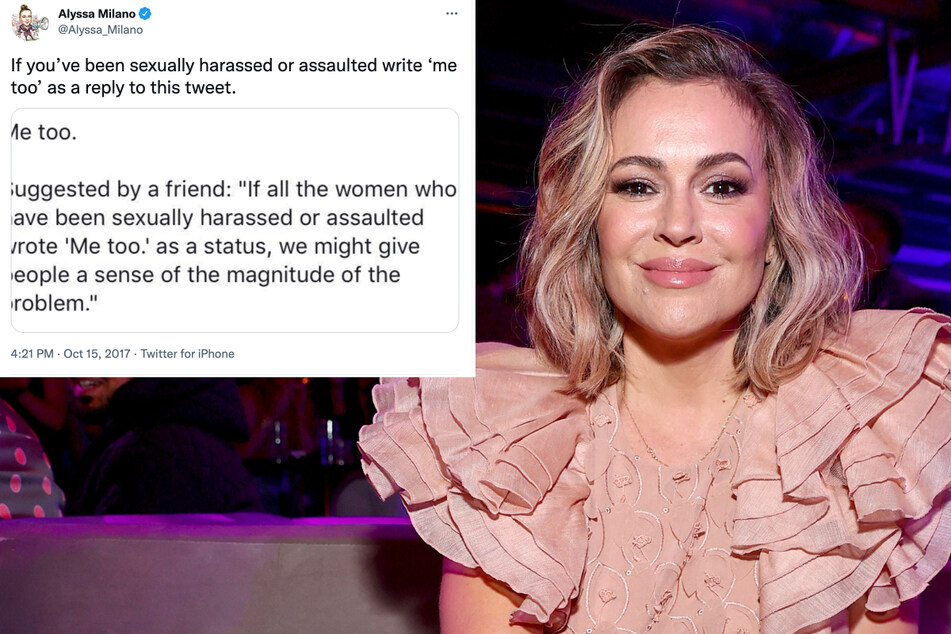 Actor Alyssa Milano was one of the first to bring the hashtag "#metoo" to the forefront with her viral tweet in 2017.