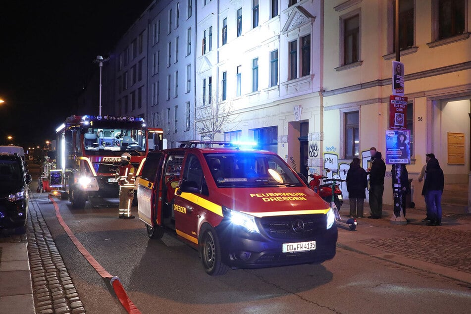 Am Abend rückte die Feuerwehr ins Hechtviertel aus.