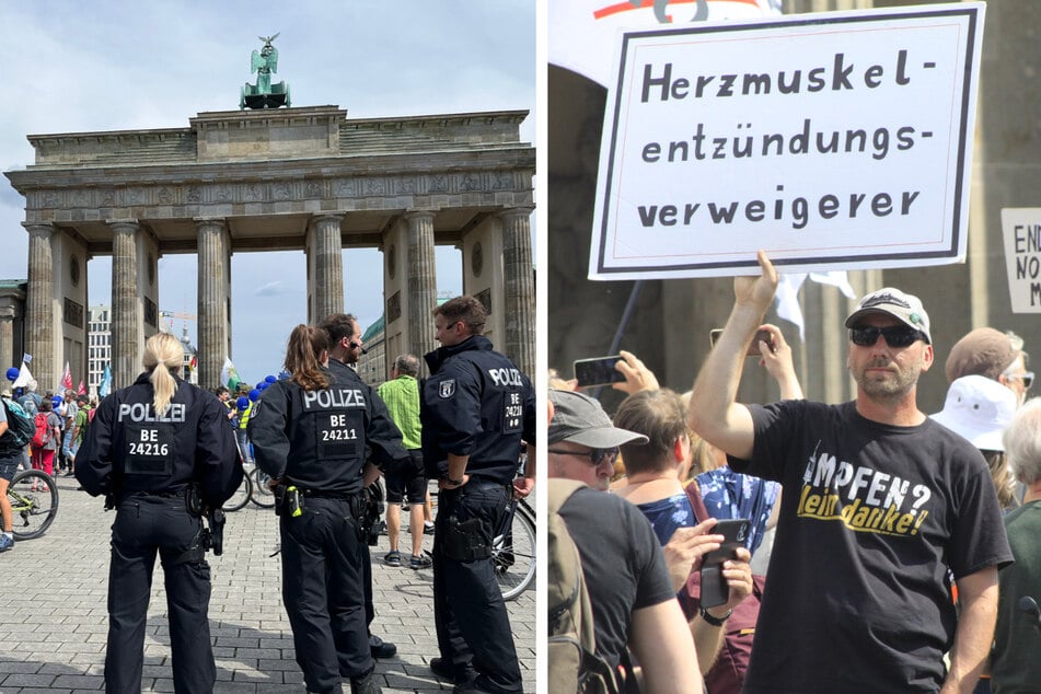 Berlin: Demonstration gegen Corona-Maßnahmen läuft mit weniger Menschen als erwartet