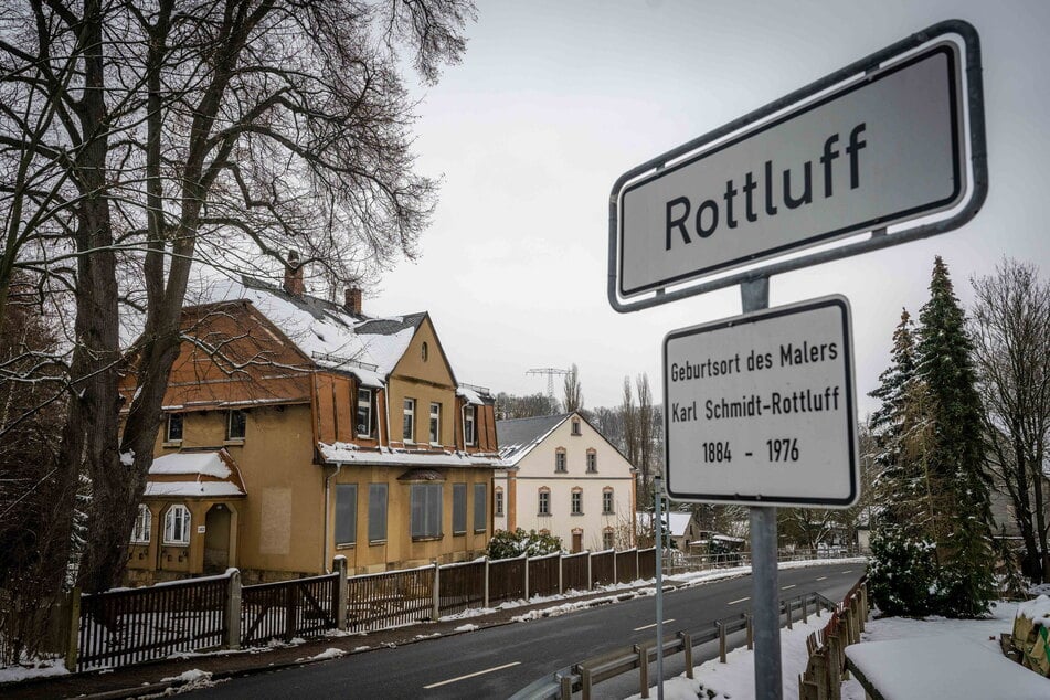 Karl Schmidt-Rottluffs Landhaus in der Limbacher Straße 382 wurde 1913 im Jugend-/Heimatstil errichtet.