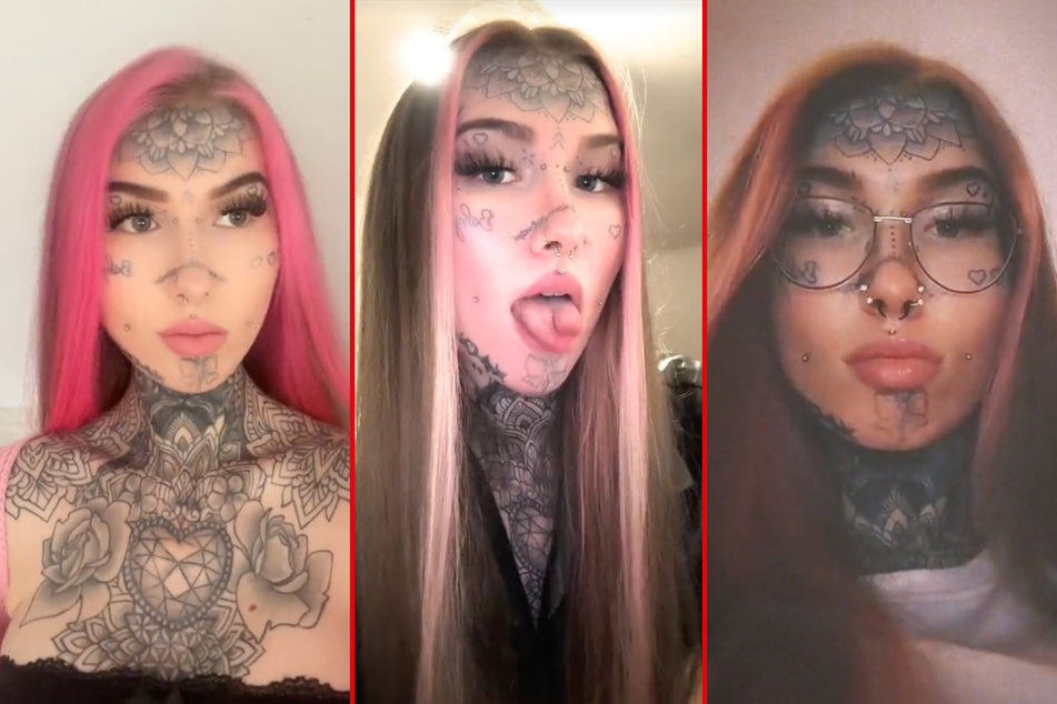 At only 20 years old, this ink addict has 50 tattoos and a split tongue