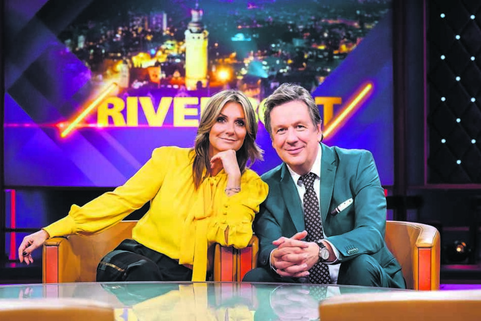 Wieder vereint: Kachelmann und Fisher moderieren am Freitag das "Riverboat" im MDR.