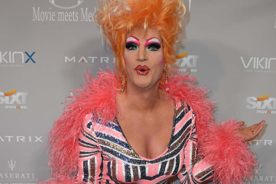Drag-Queen Olivia Jones bei der "Movie meets Media"-Party.