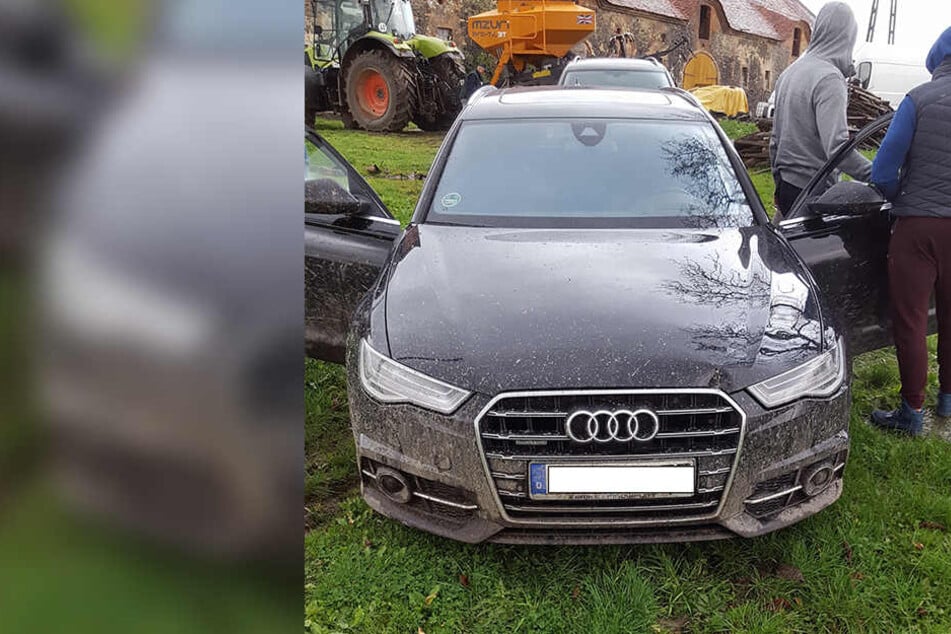 Der Audi wurde von Zivilbeamten in Polen entdeckt.