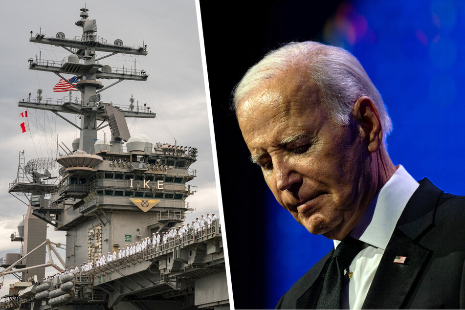 US sends second aircraft carrier to back Israel as Biden stresses civilian protection