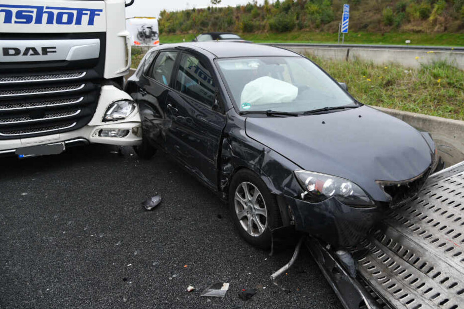 Das am Unfall beteiligte Auto.