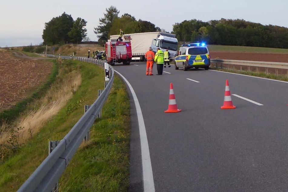 Das Auto geriet auf der S286 in den Gegenverkehr.
