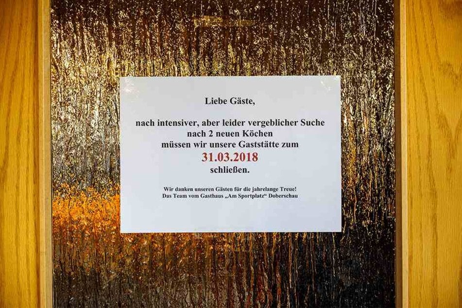 Am Samstag ist Schluss: Dann schließt das Gasthaus am Sportplatz.