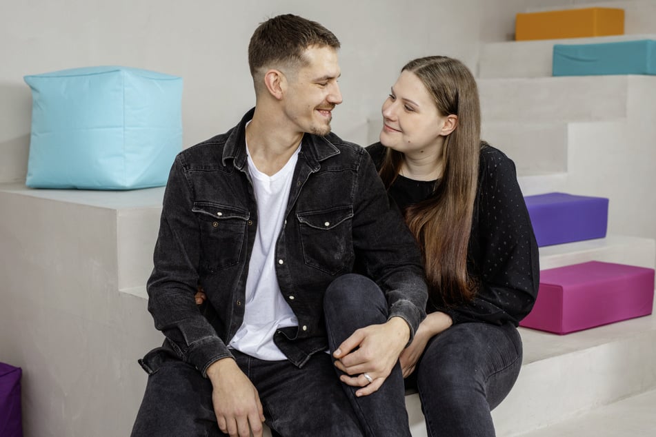 Gehen seit 2020 gemeinsam durchs Leben: Lavinia Wollny und Tim Katzenbauer.