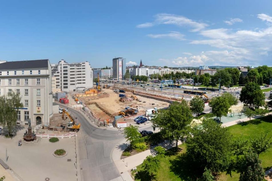 Am Wall in Chemnitz kam es zu der Attacke.
