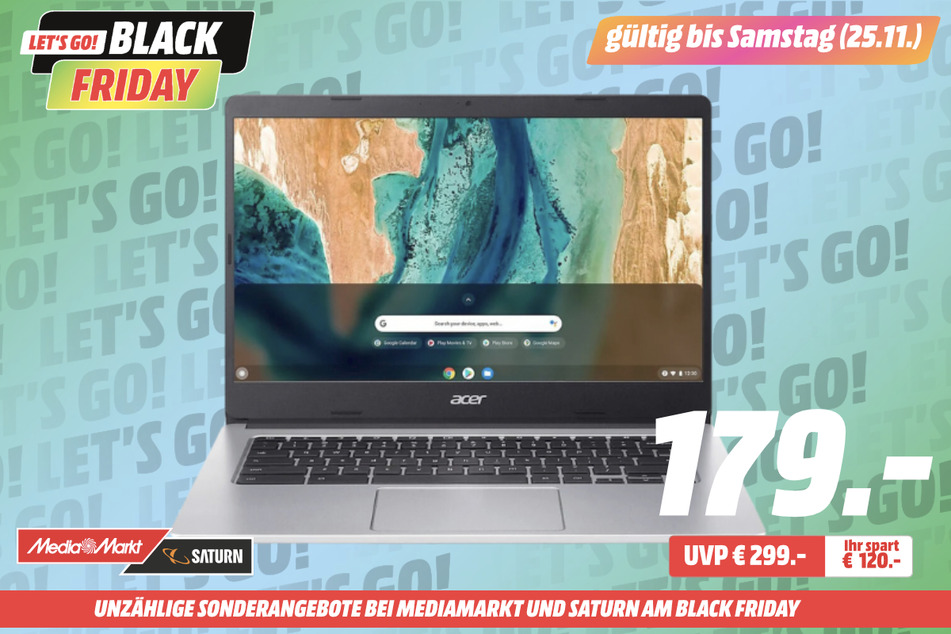 Acer-Notebook 314 (CB314-2H-K7E8) für 179 statt 299 Euro.
