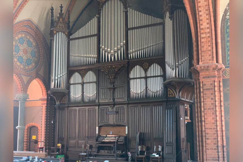 Die neue Konzertorgel in der Nathanaelkirche in Lindenau wird in der kommenden Woche eingeweiht.