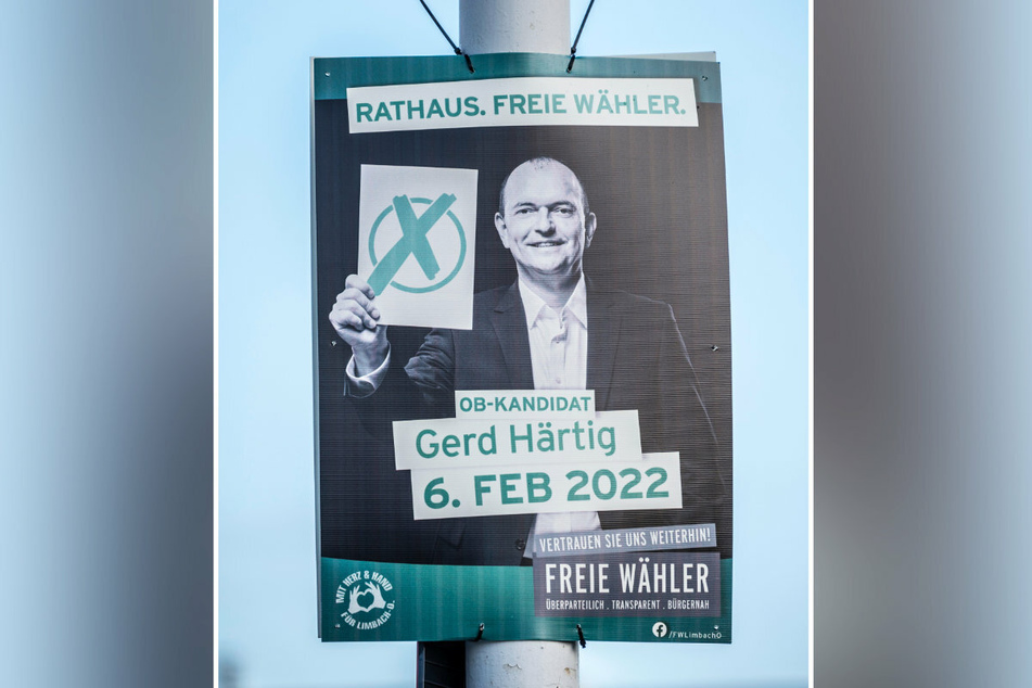Oberbürgermeisterkandidat Gerd Härtig (52, Freie Wähler) wird unterstützt durch AfD, Linke und SPD.
