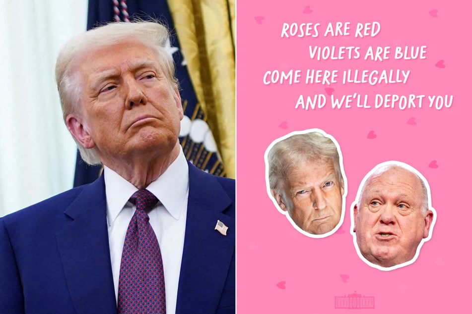 The Valentine's Day message sent by the White House was a threat to potential migrants thinking of heading to the US without the required visas and paperwork.