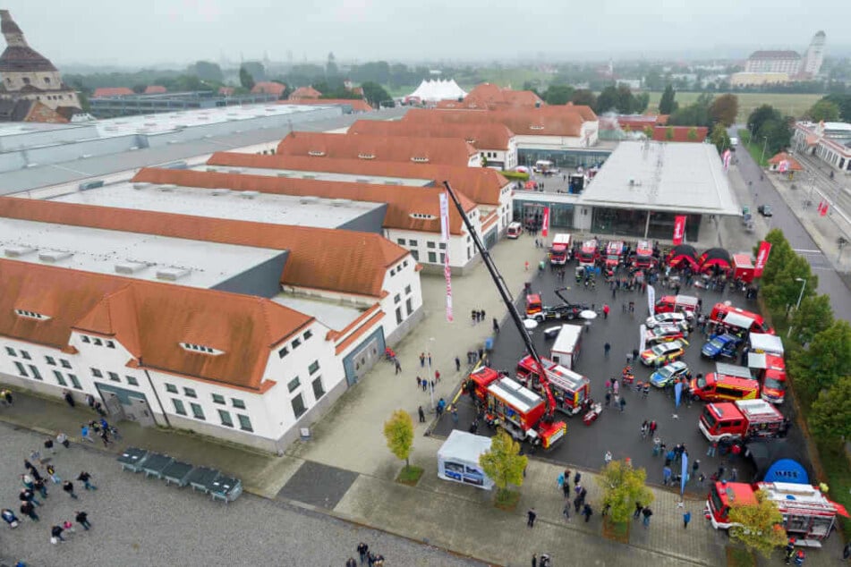 Das Messegelände der Messe Dresden: Hier findet die FLORIAN statt.