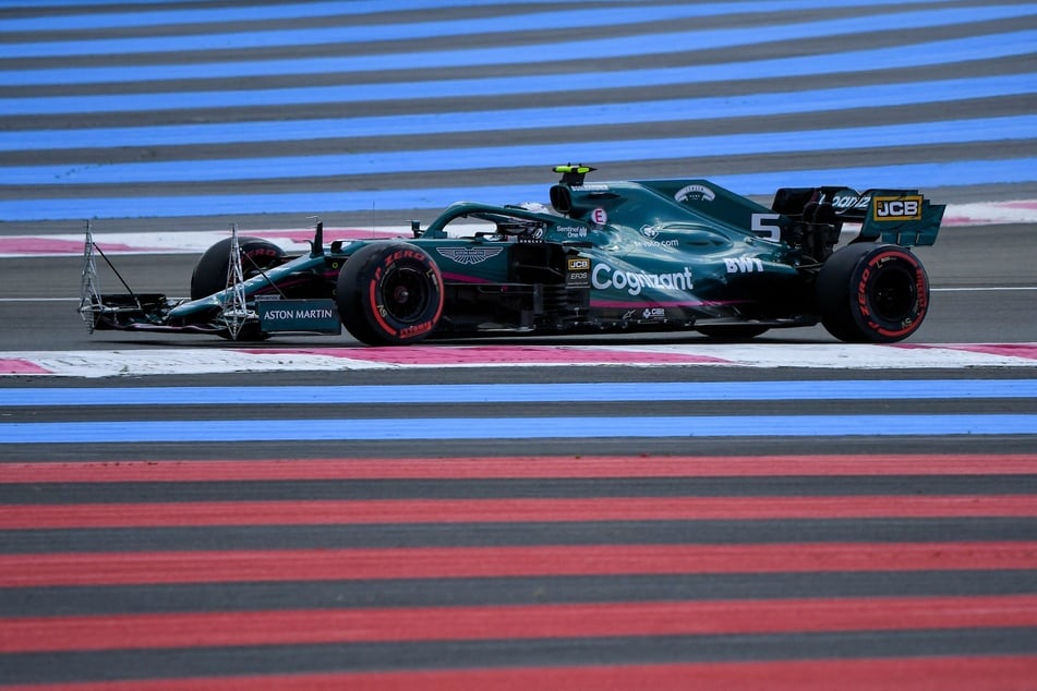 Sebastian Vettel (33) fand sich in Frankreich nach zuletzt Platz zwei in Baku diesmal wieder im grauen Mittelfeld-Alltag wieder.